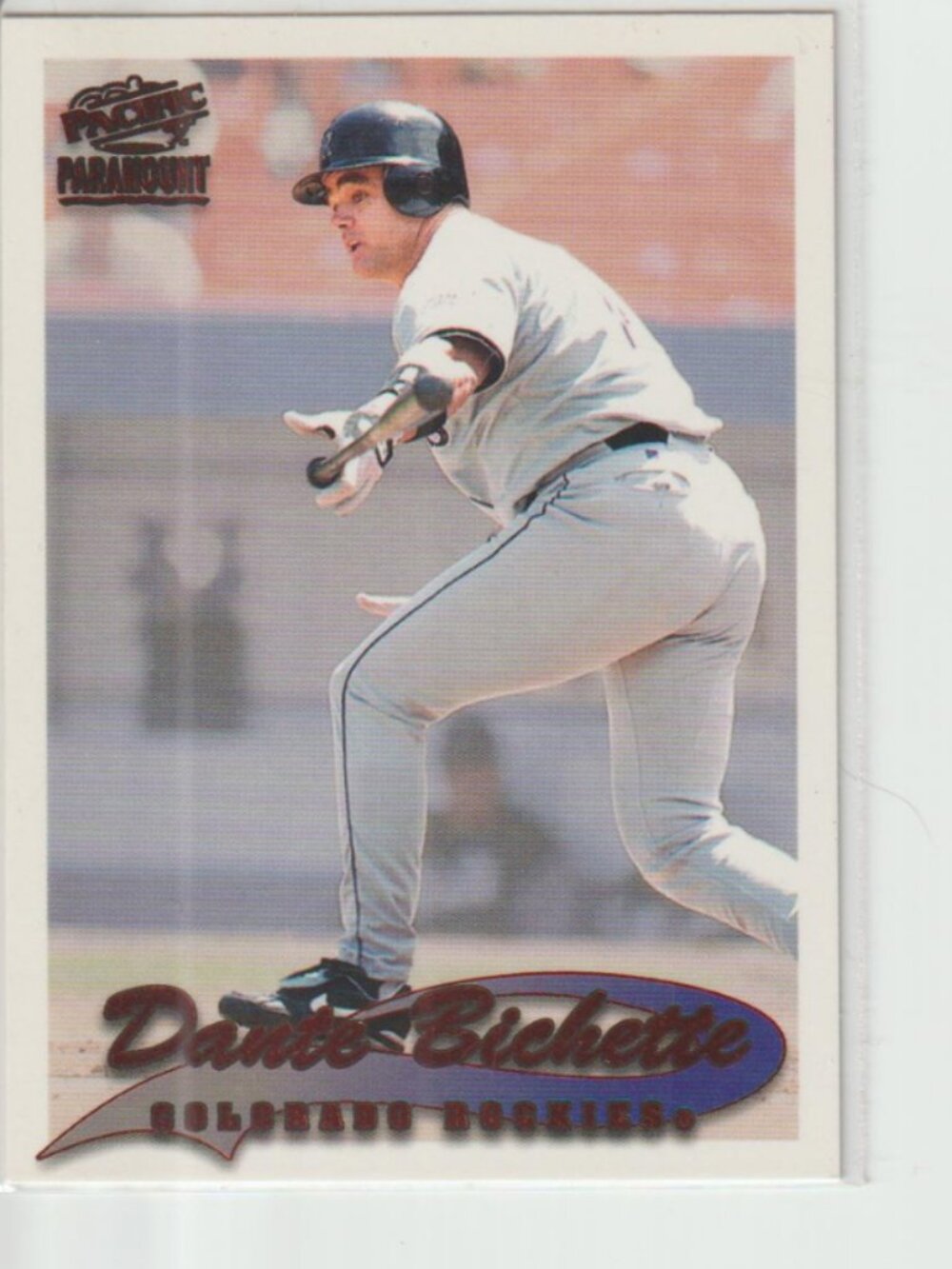 Rare Dante Bichette 1999 Pacific Paramount Copper Foil Parallel #79